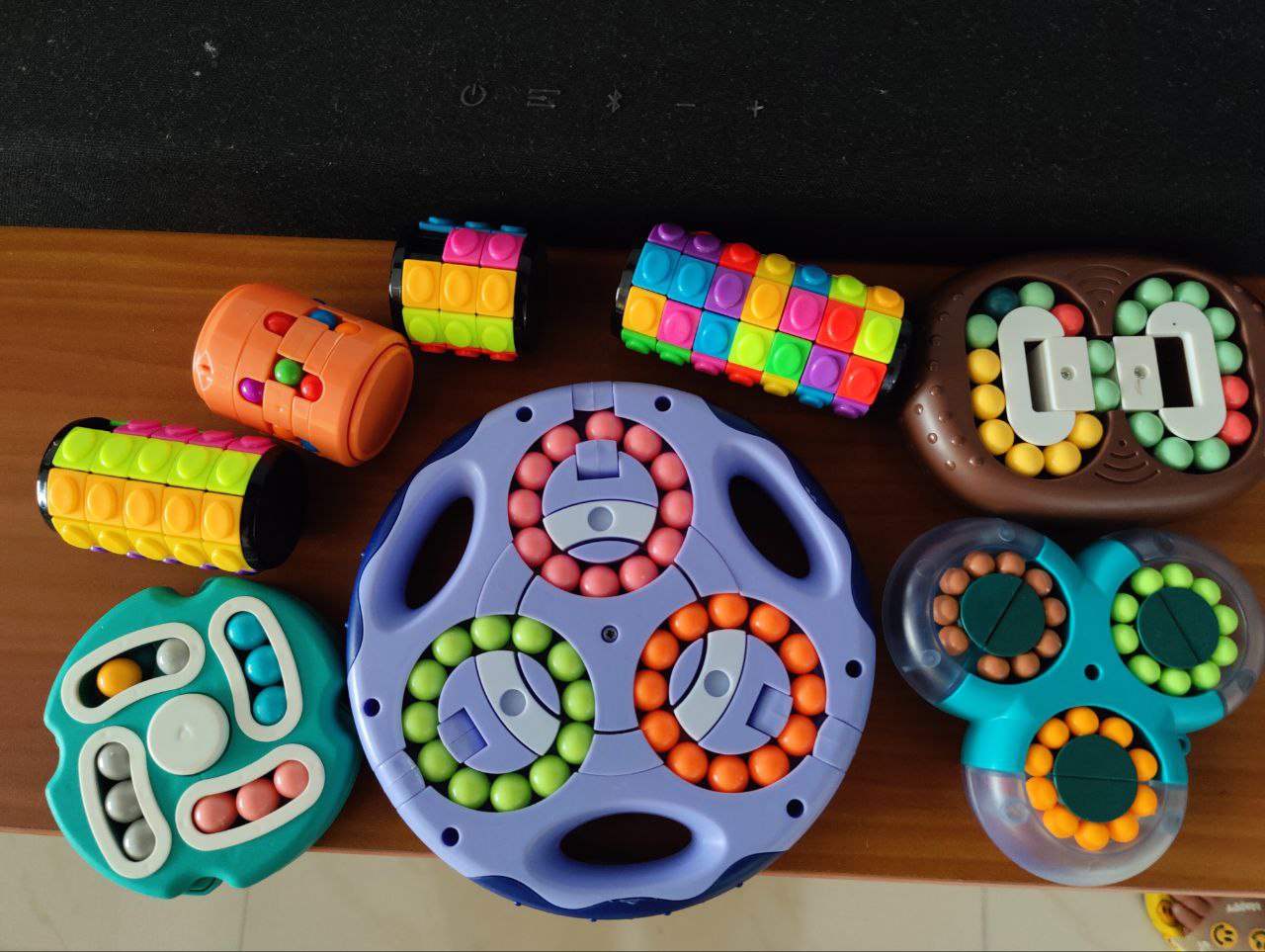 Set of 5 Rotating Beans Cube